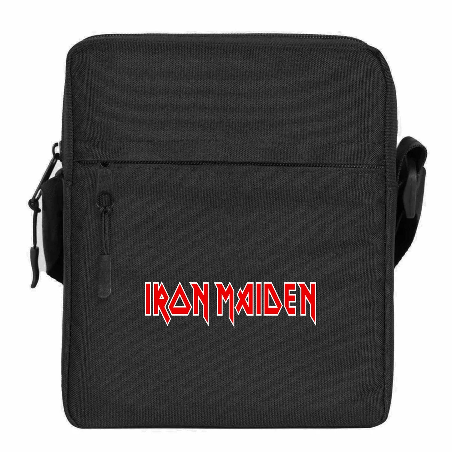 Iron Maiden Red Text Omuz Çantası