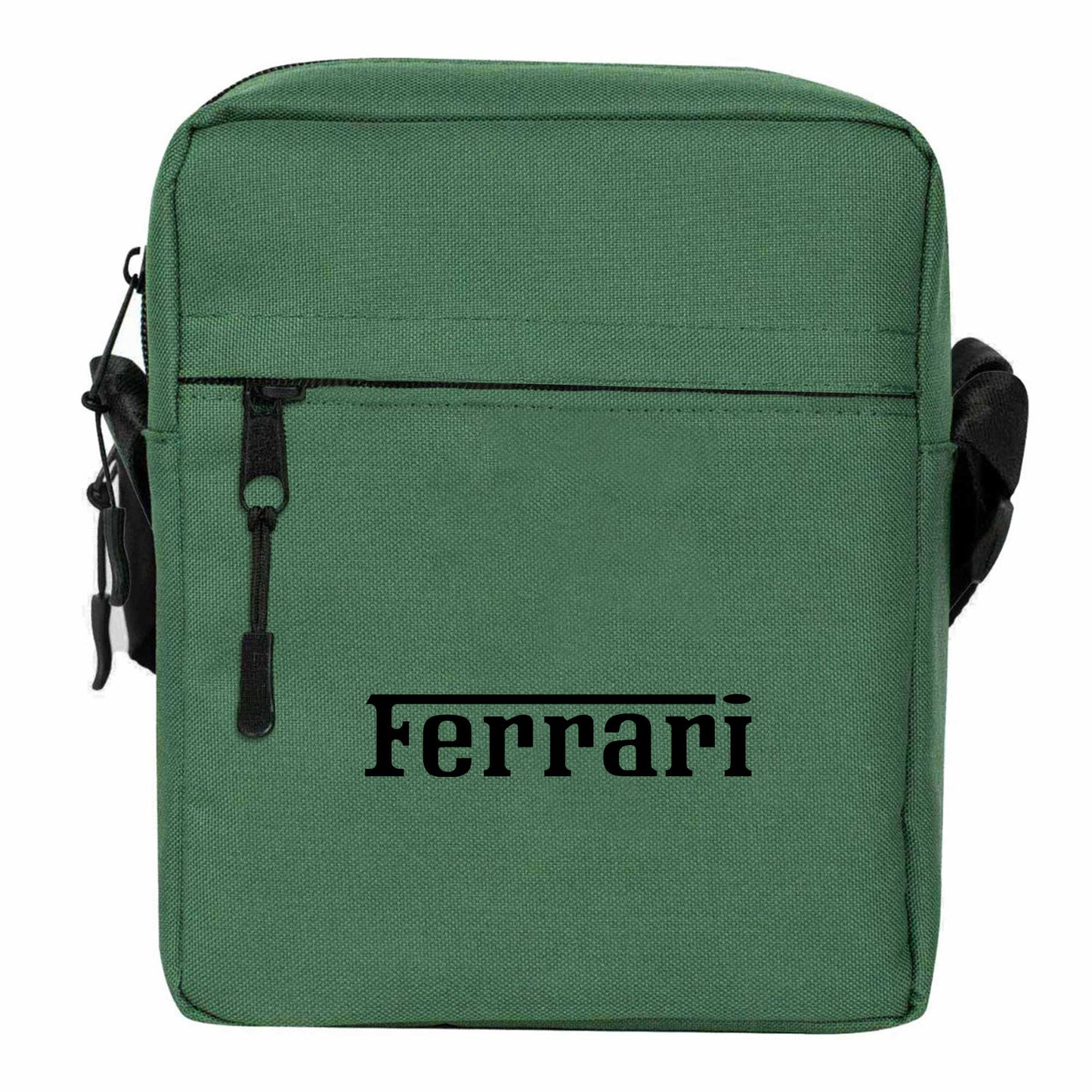 Ferrari Text Black Omuz Çantası