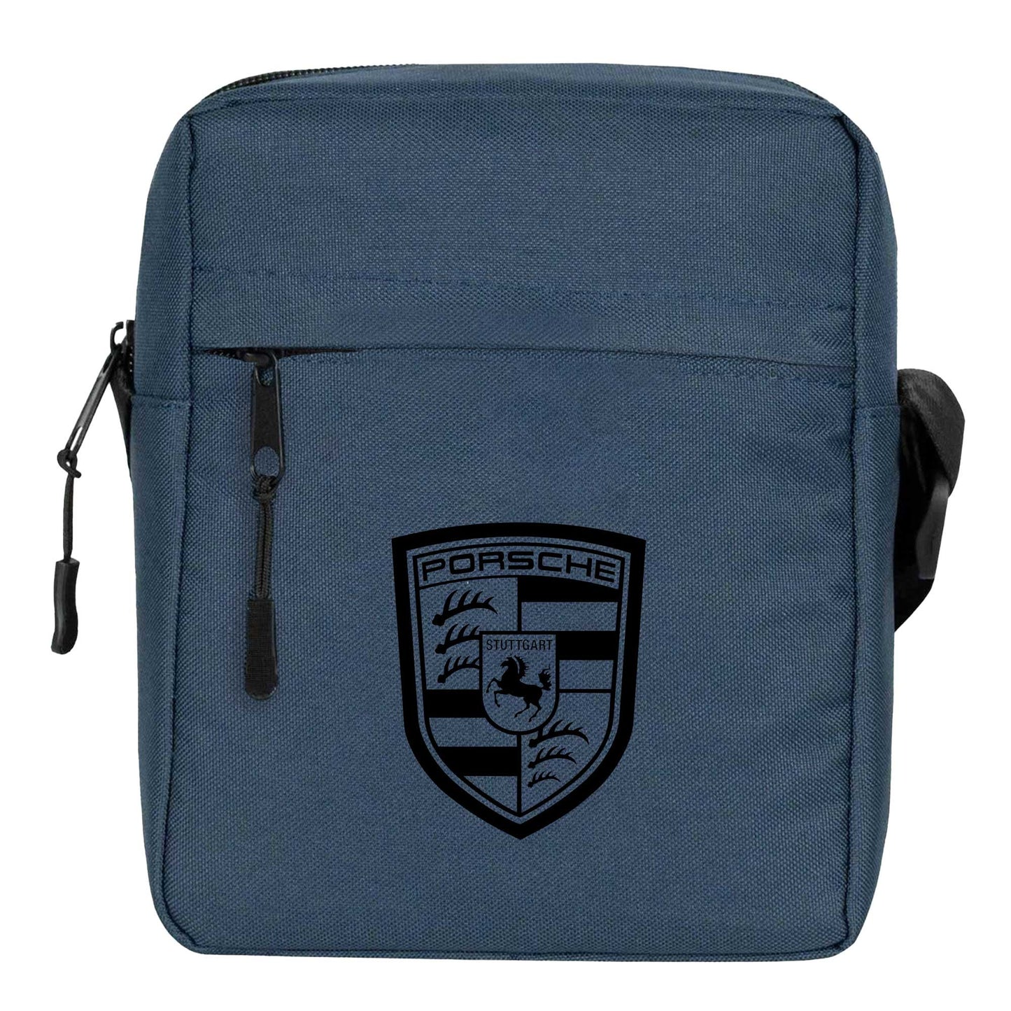 Porsche Logo Black Omuz Çantası