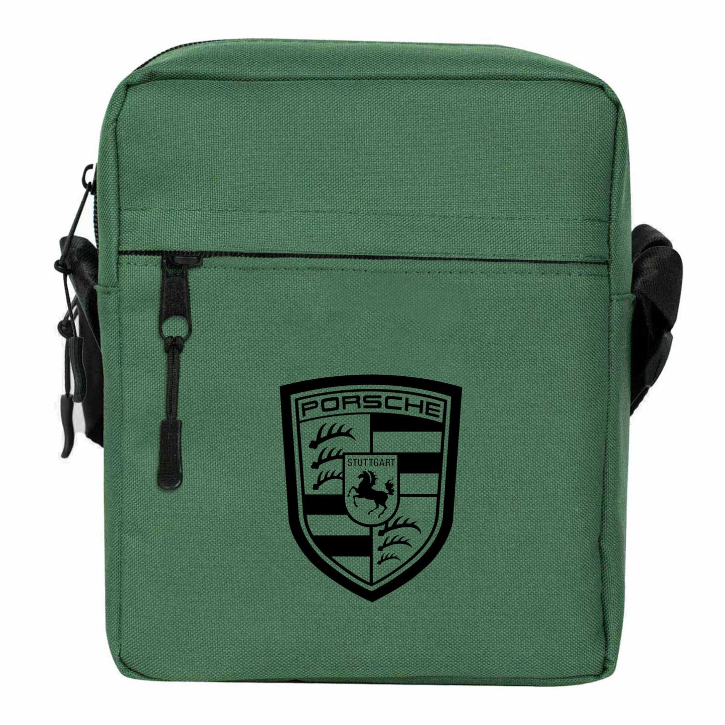 Porsche Logo Black Omuz Çantası