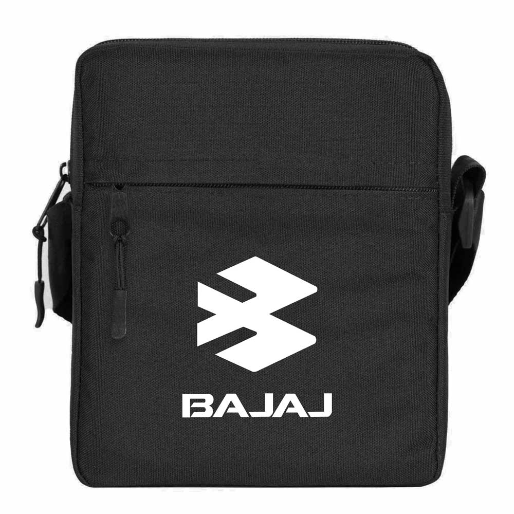 Bajaj White Logo Omuz Çantası