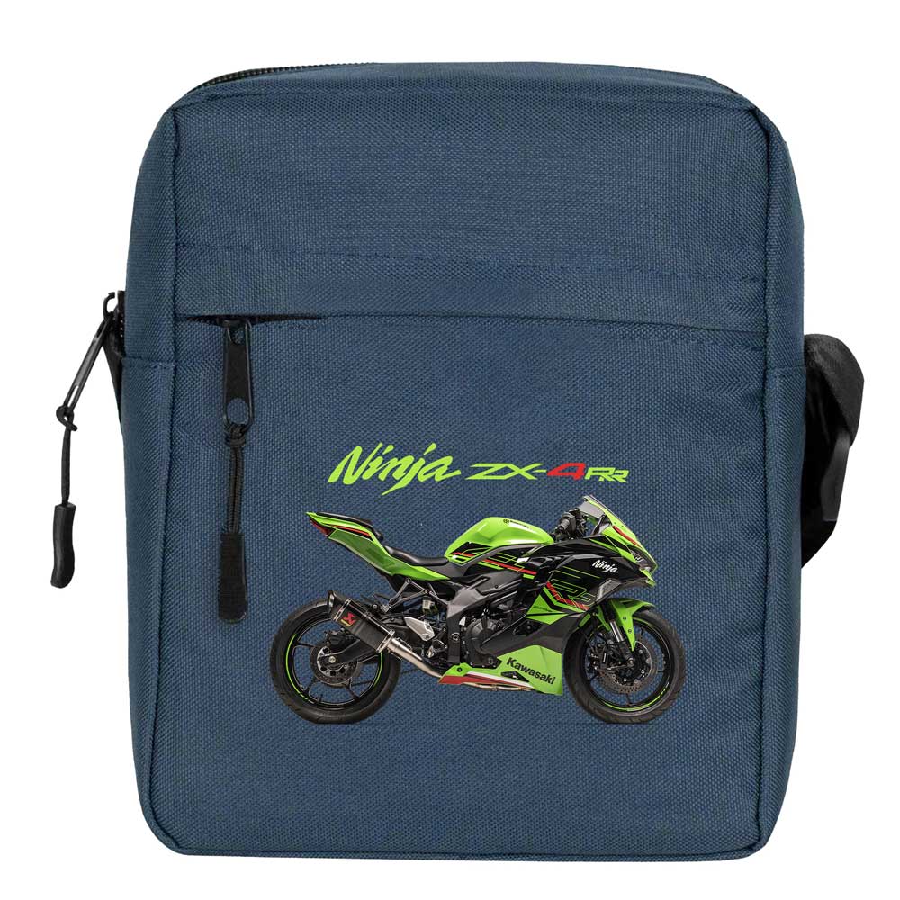 Kawasaki Ninja ZX4RR Siyah Postacı Çantası | Zepplin Giyim