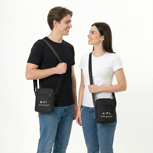 Boy Friend Girl Friend Sevgili Çift Omuz Çantası