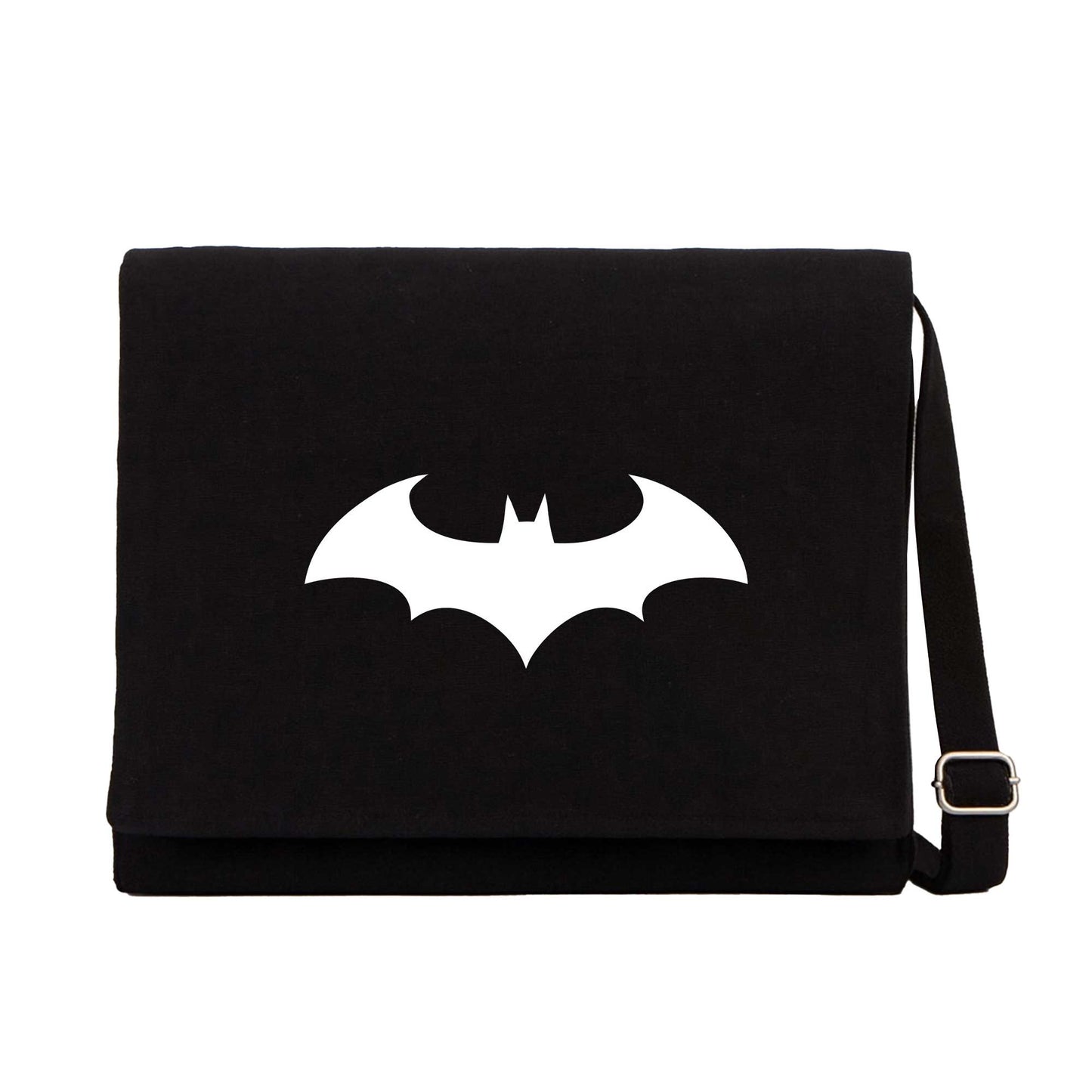 Batman Arkham 3d Siyah Kanvas Postacı Çantası