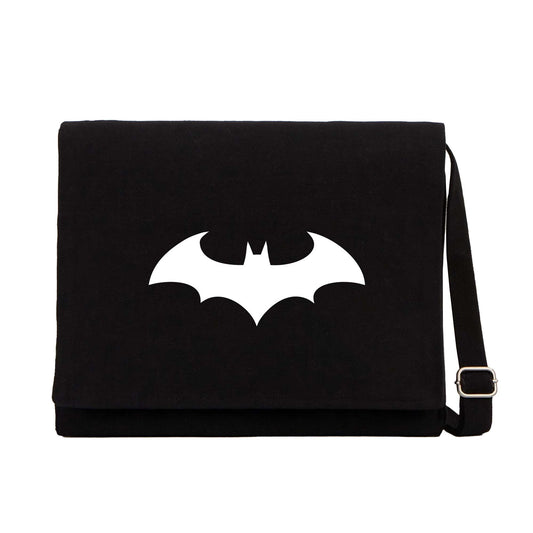 Batman Arkham 3d Siyah Kanvas Postacı Çantası