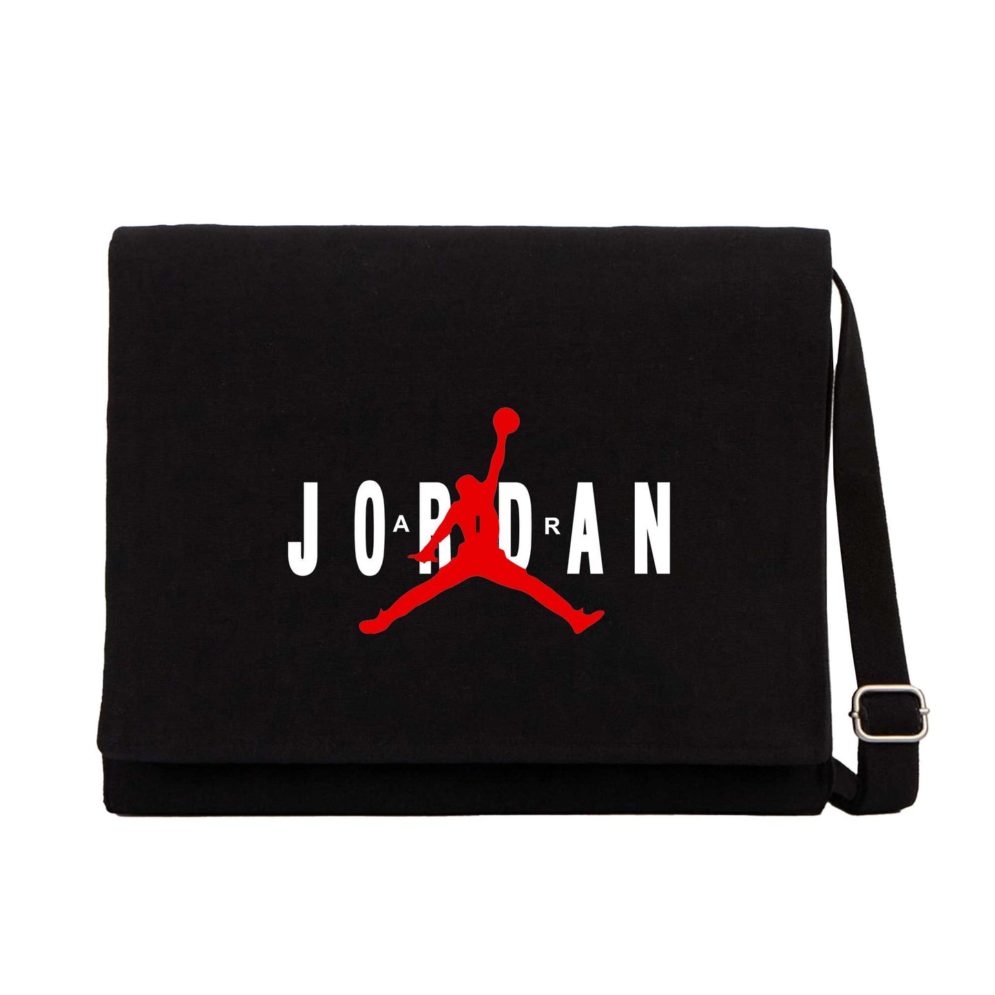 Air Jordan Classic Siyah Kanvas Postacı Çantası