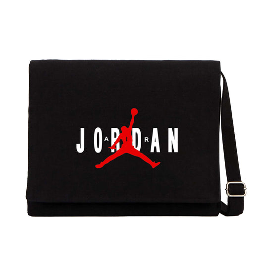 Air Jordan Classic Siyah Kanvas Postacı Çantası