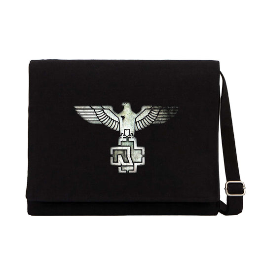 Rammstein Eagle Siyah Kanvas Postacı Çantası
