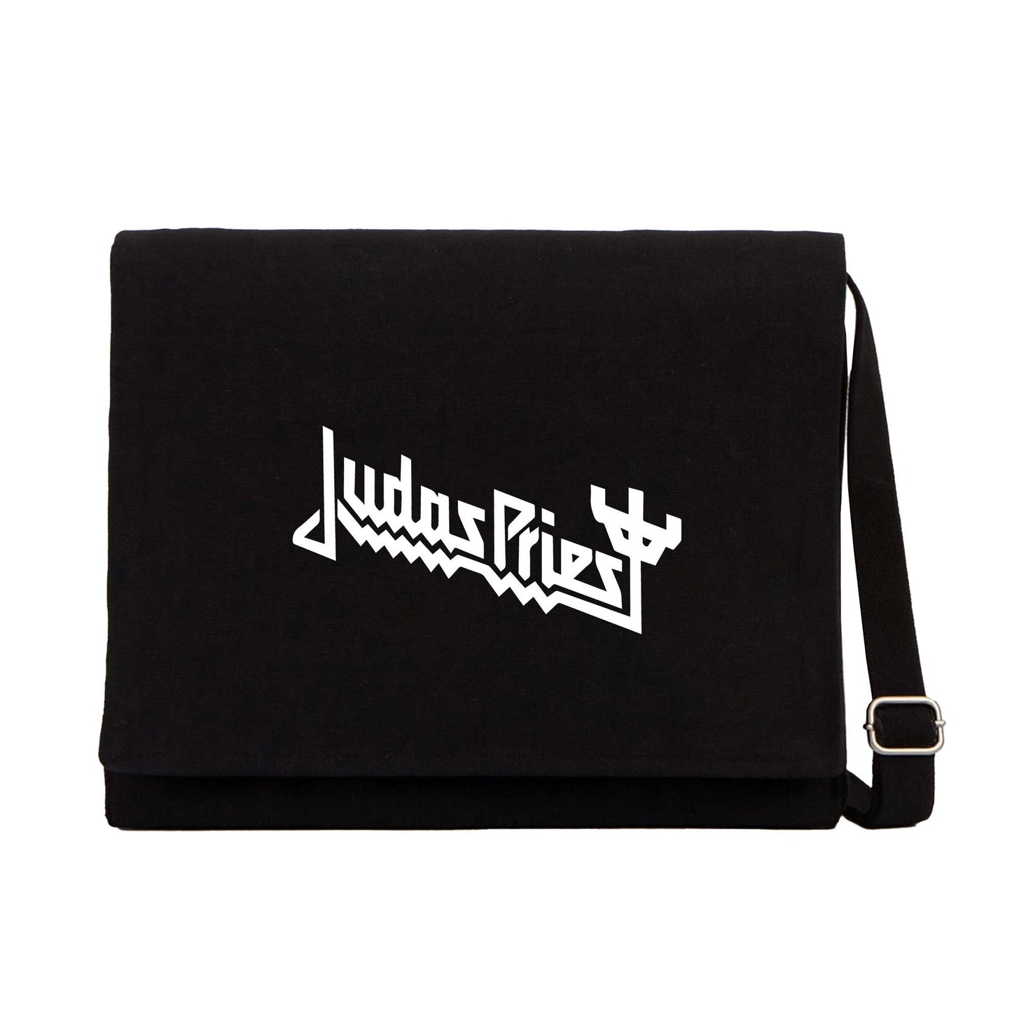Judas Priest Siyah Kanvas Postacı Çantası