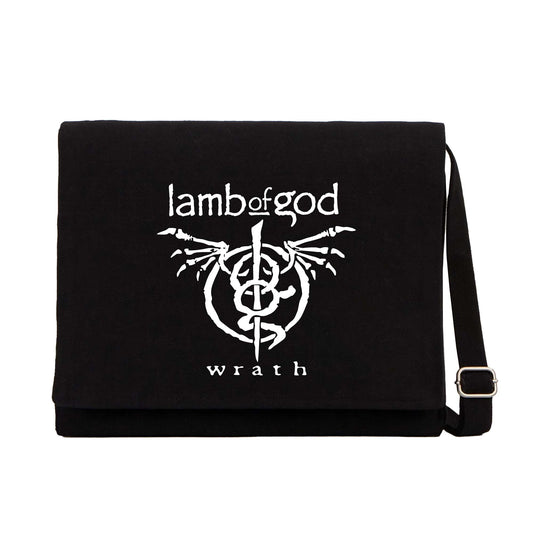 Lamb Of God Wrath Siyah Kanvas Postacı Çantası