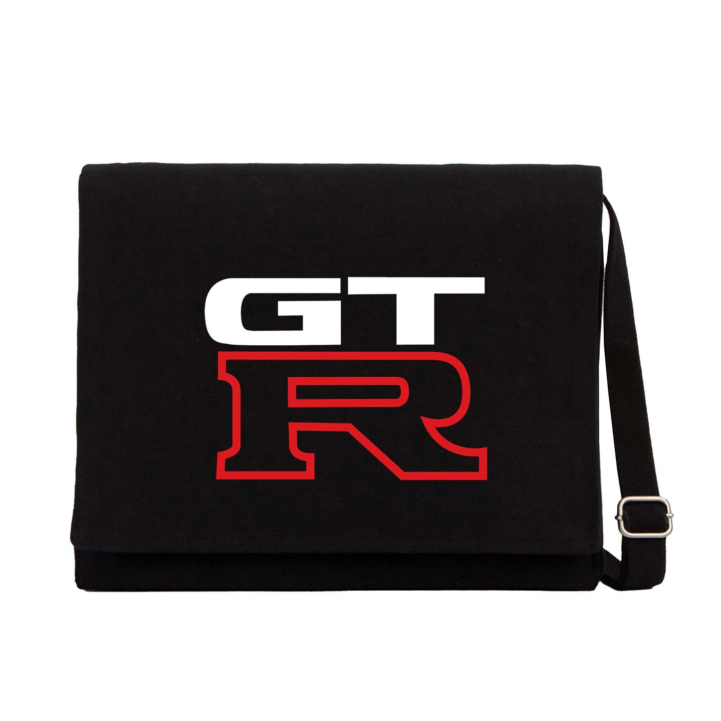 Nissan GTR Logo Siyah Kanvas Postacı Çantası