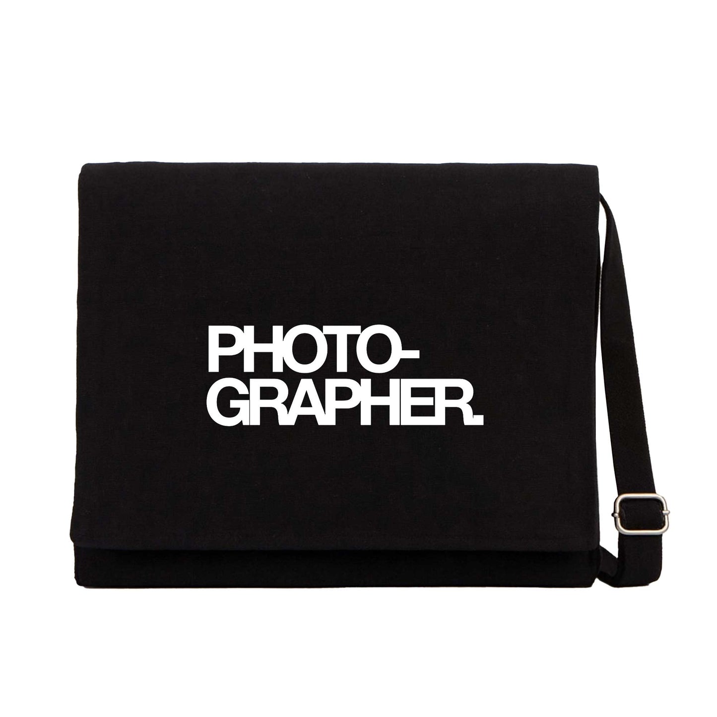 Photohrapher Siyah Kanvas Postacı Çantası
