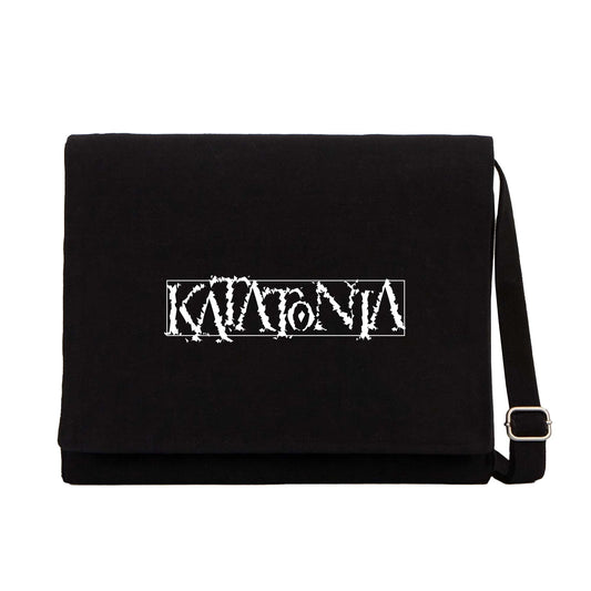 Katatonia Logo Siyah Kanvas Postacı Çantası
