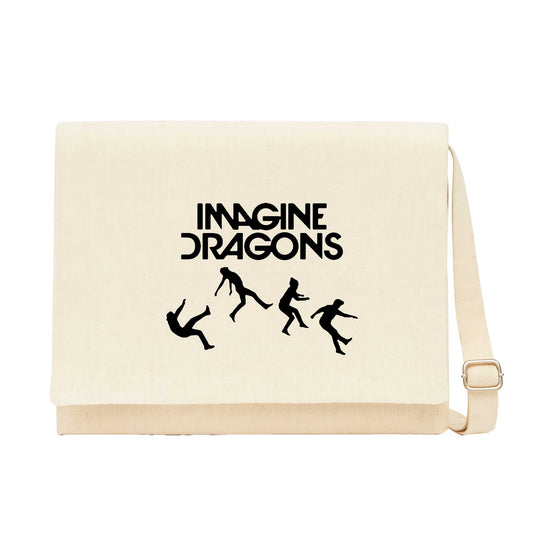 Imagine Dragons Fall Krem Kanvas Postacı Çantası
