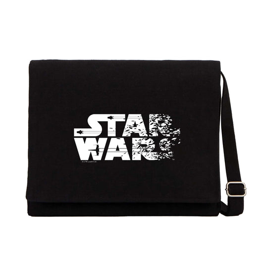 Star Wars Logo Siyah Kanvas Postacı Çantası