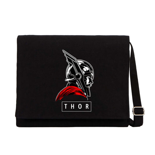 Thor Ragnarok Siyah Kanvas Postacı Çantası