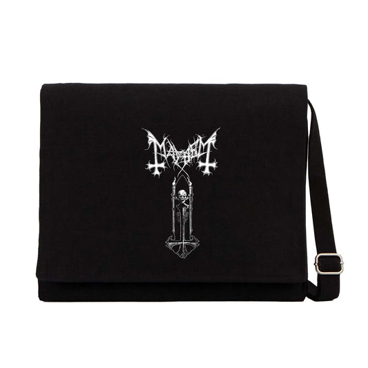 Mayhem T Cross Siyah Kanvas Postacı Çantası