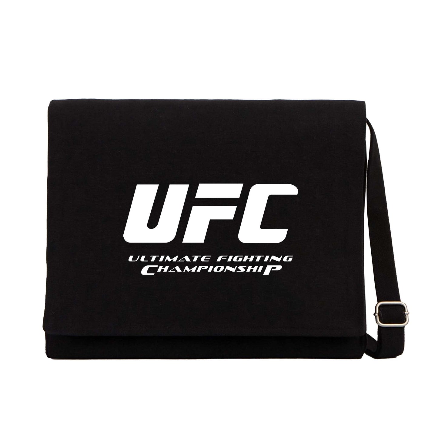 UFC Ultimate Championship Siyah Kanvas Postacı Çantası