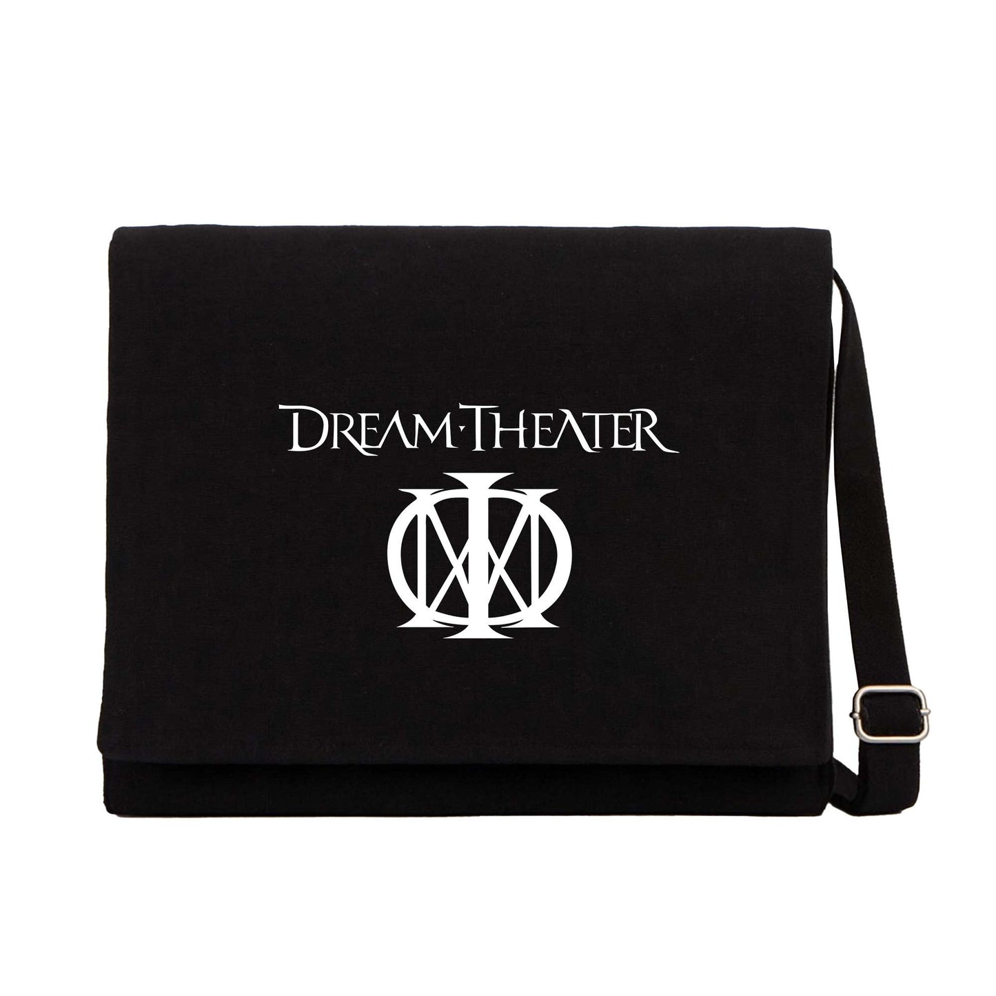 Dream Theather Logo 3 Siyah Kanvas Postacı Çantası