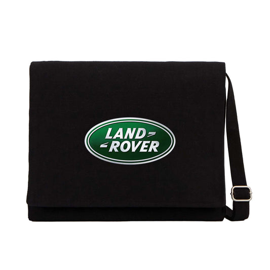 Land Rover Logo Siyah Kanvas Postacı Çantası