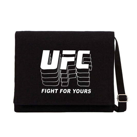 UFC FG Siyah Kanvas Postacı Çantası