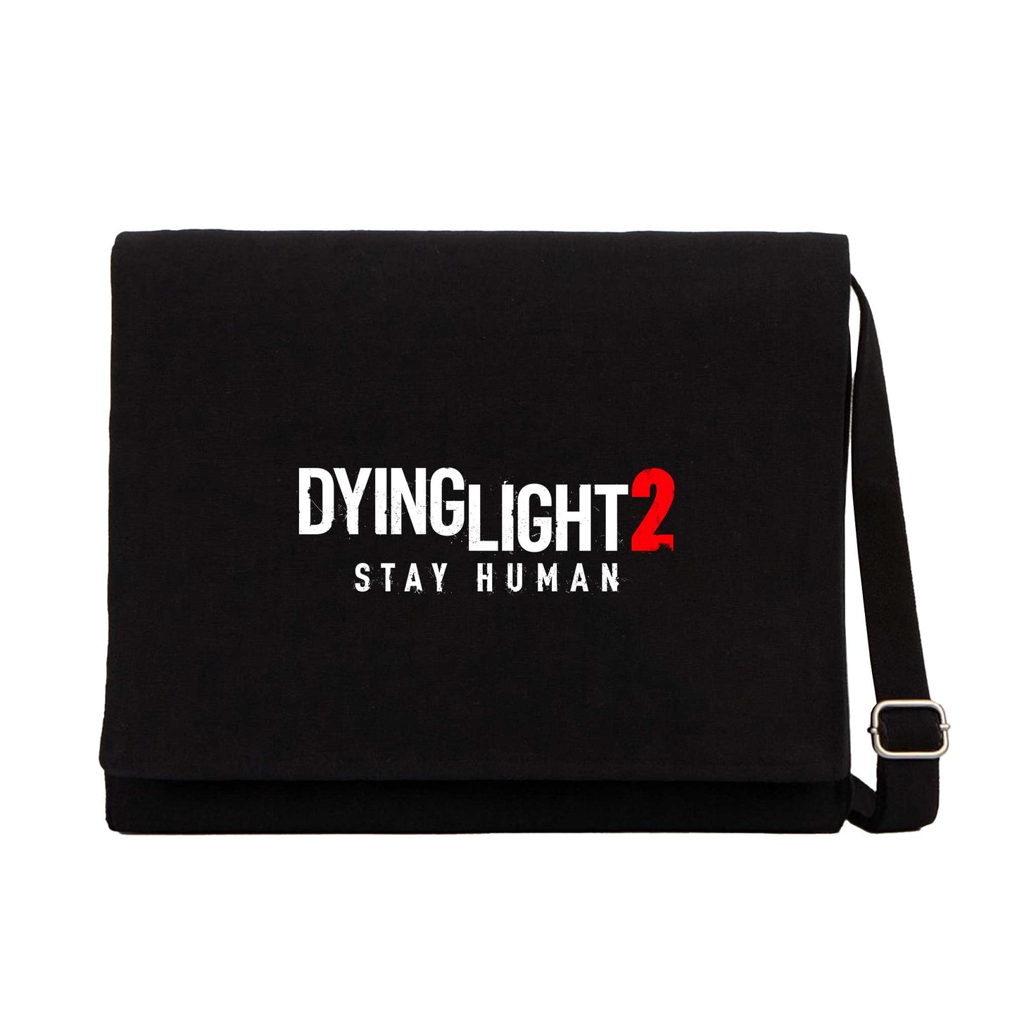 Dying Light Logo Siyah Kanvas Postacı Çantası