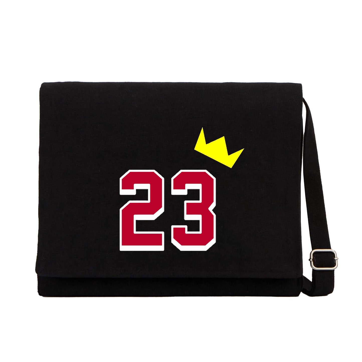 Michael Jordan 23 King Siyah Kanvas Postacı Çantası