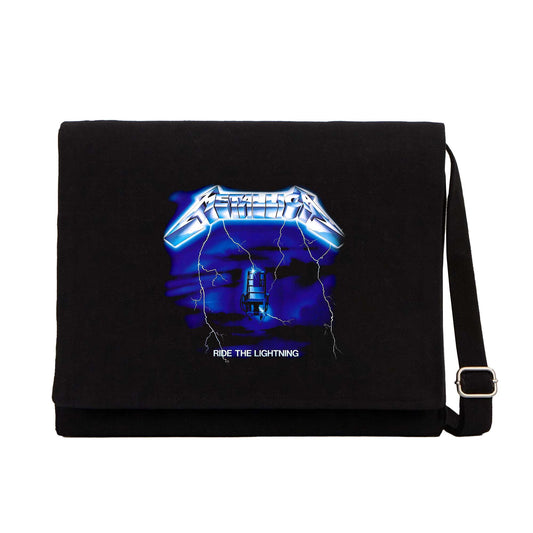 Metallica Ride The Light Siyah Kanvas Postacı Çantası