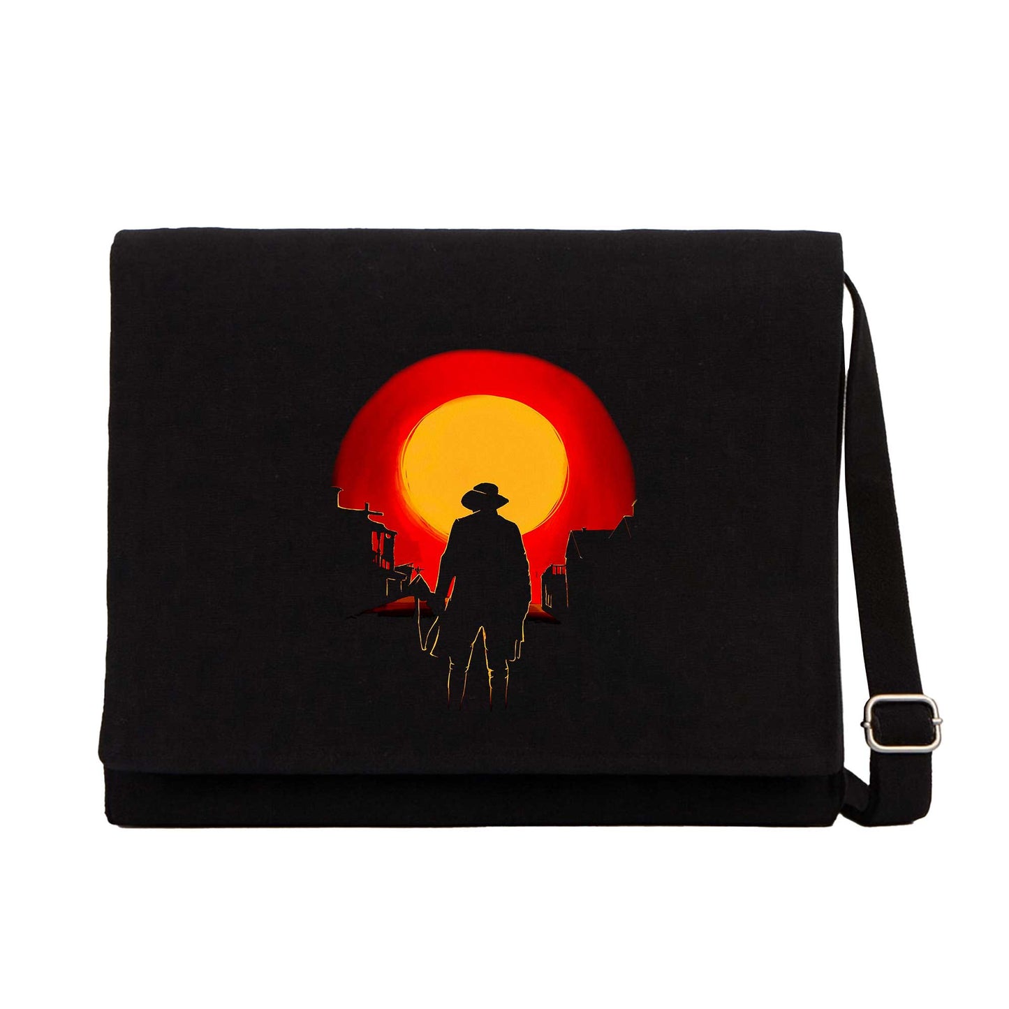 Red Dead Redemption 2 Arthur Morgan Siyah Kanvas Postacı Çantası