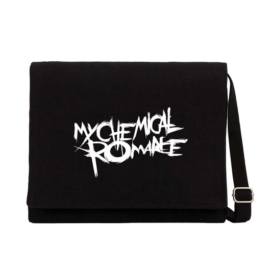 My Chemical Romance Logo Siyah Kanvas Postacı Çantası