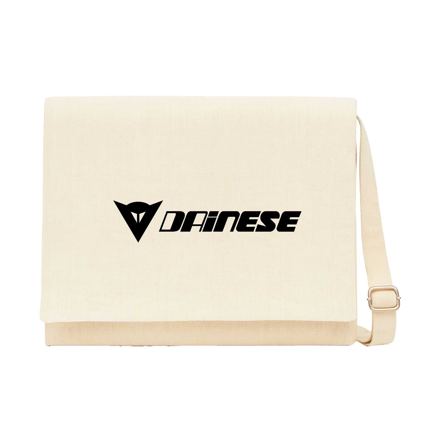 Dainese Logo Krem Kanvas Postacı Çantası