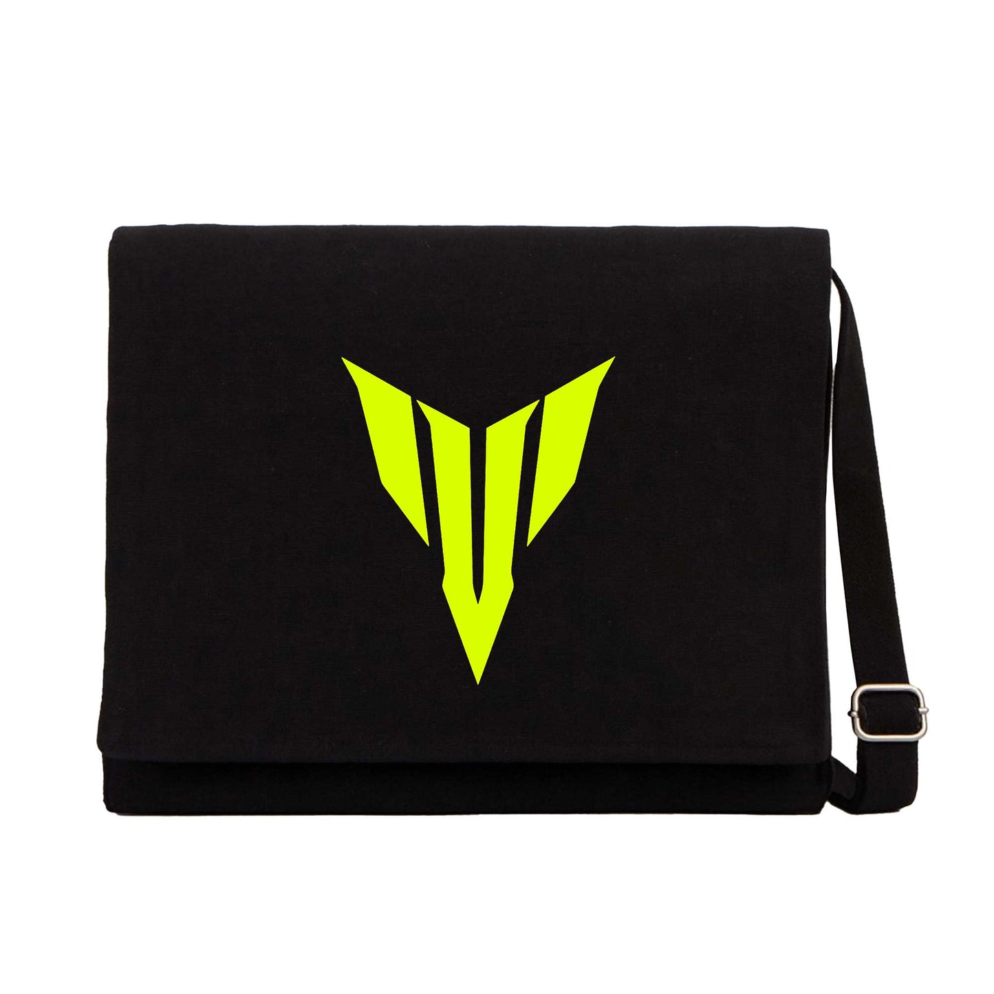 Yamaha Neon Logo Siyah Kanvas Postacı Çantası