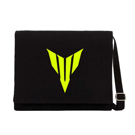 Yamaha Neon Logo Siyah Kanvas Postacı Çantası