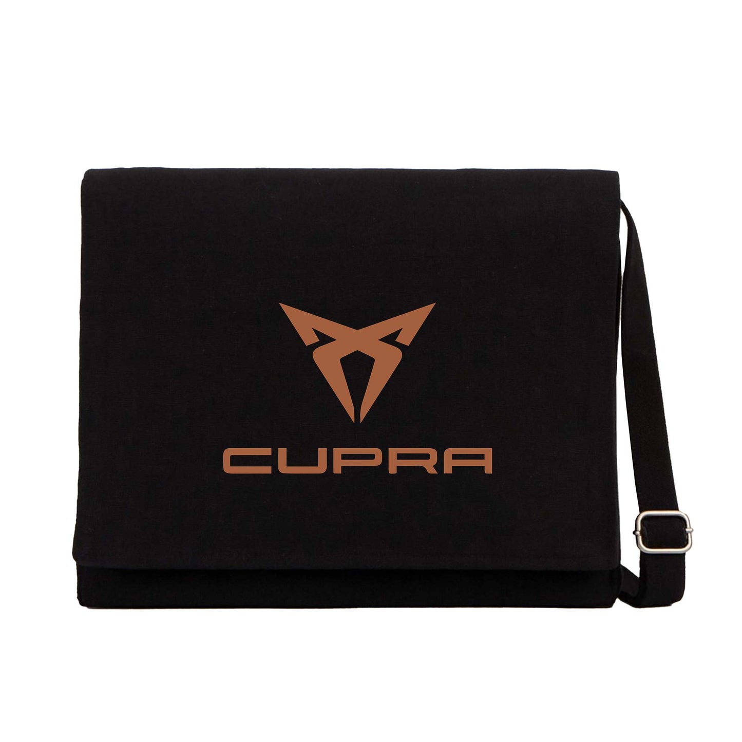 Cupra Logo Color Siyah Kanvas Postacı Çantası