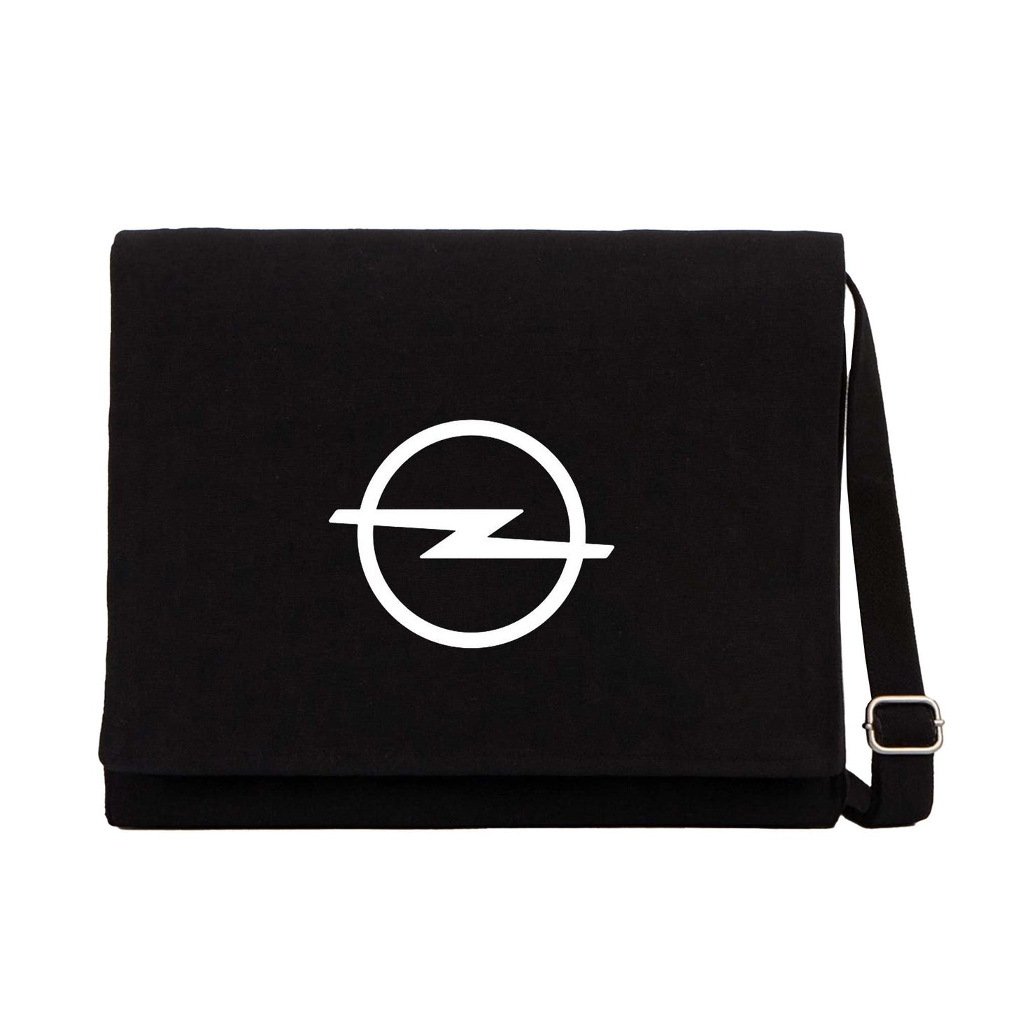 Opel Logo Siyah Kanvas Postacı Çantası