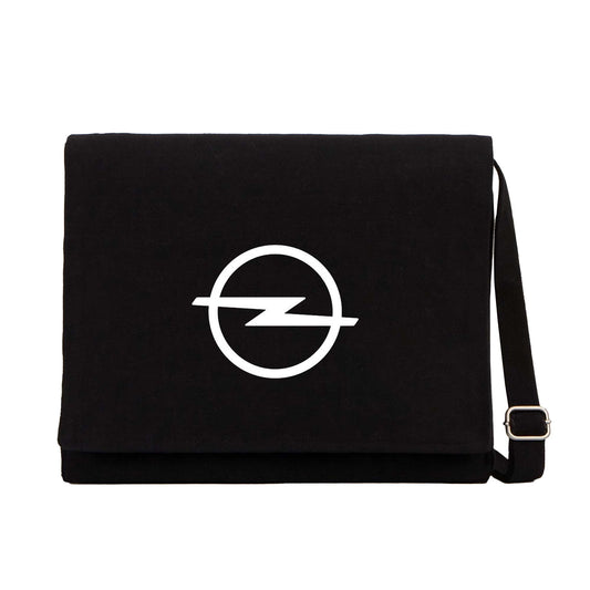 Opel Logo Siyah Kanvas Postacı Çantası