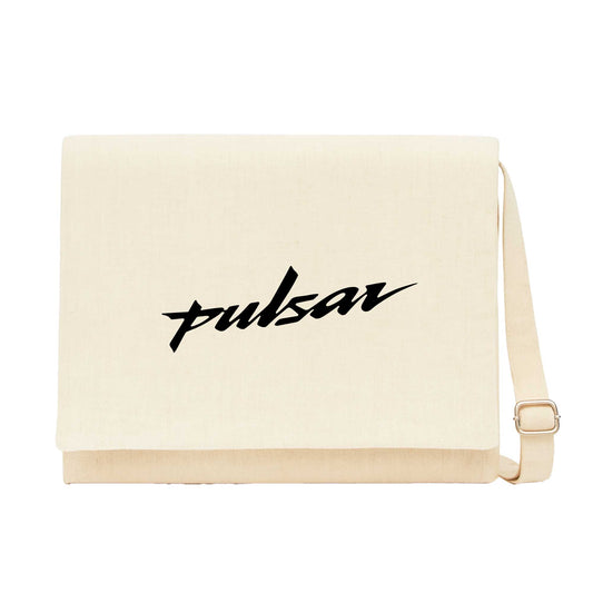 Pulsar Logo Black Krem Kanvas Postacı Çantası