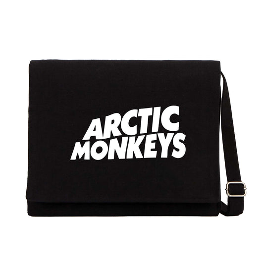 Artic Monkeys White Logo Siyah Postacı Çantası