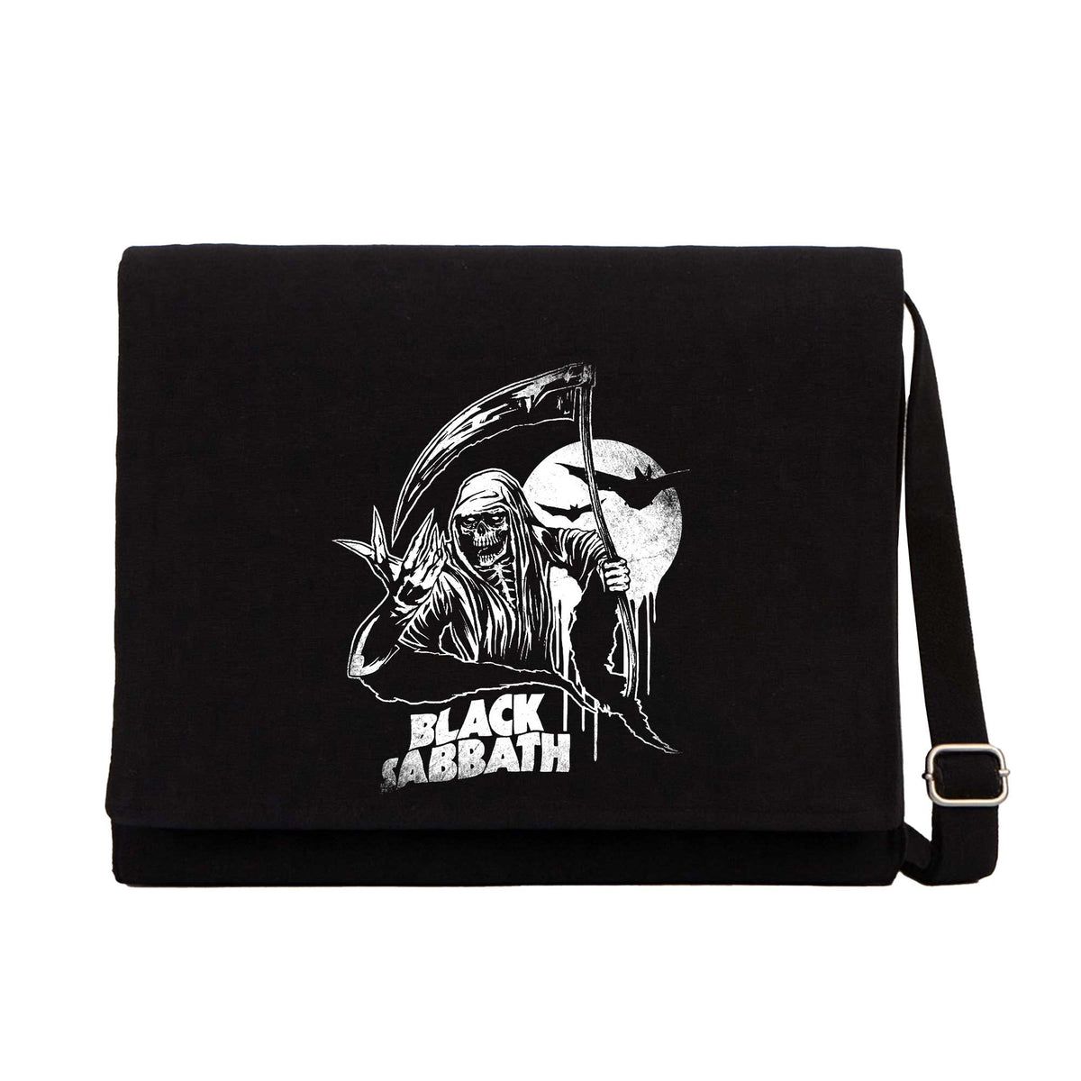 Black Sabbath Grim Reaper Siyah Postacı Çantası