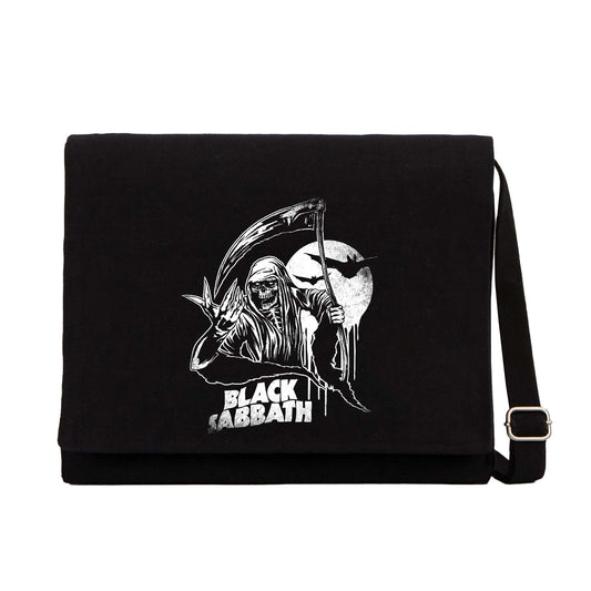 Black Sabbath Grim Reaper Siyah Postacı Çantası