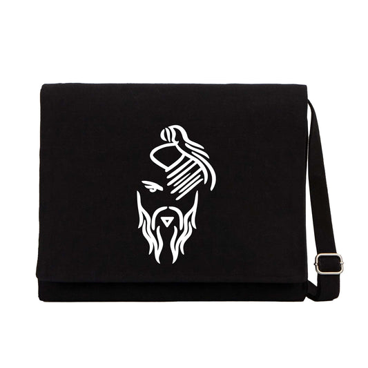 Hayko Cepkin Yeni Logo White Siyah Postacı Çantası