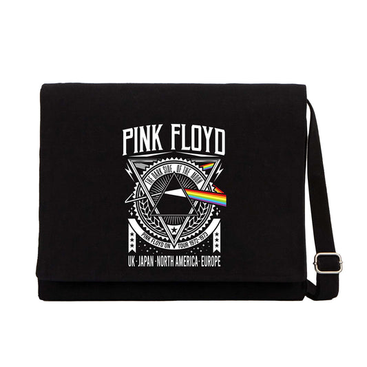 Pink Floyd Tour 1972 1973 Siyah Postacı Çantası