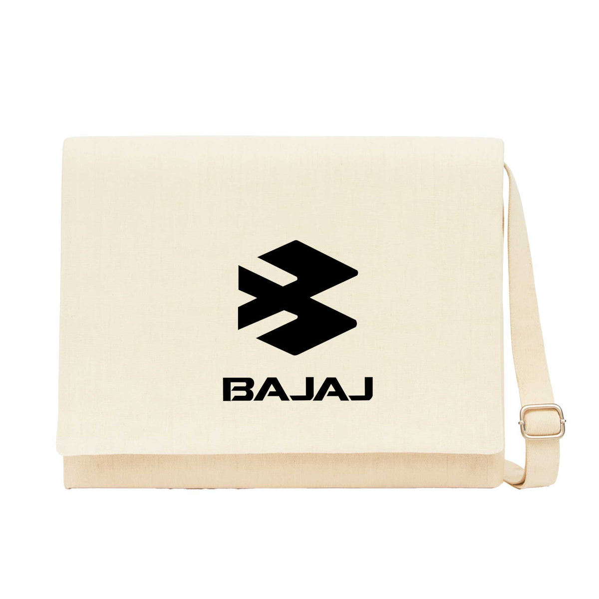 Bajaj Black Logo Krem Postacı Çantası
