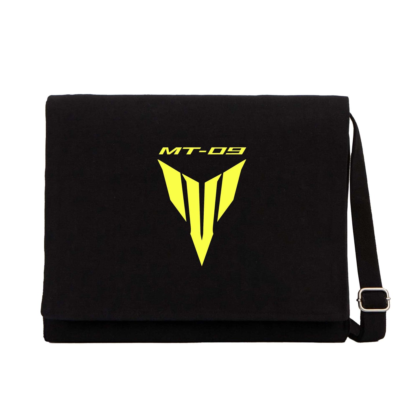 Yamaha MT 09 Logo Text Siyah Postacı Çantası