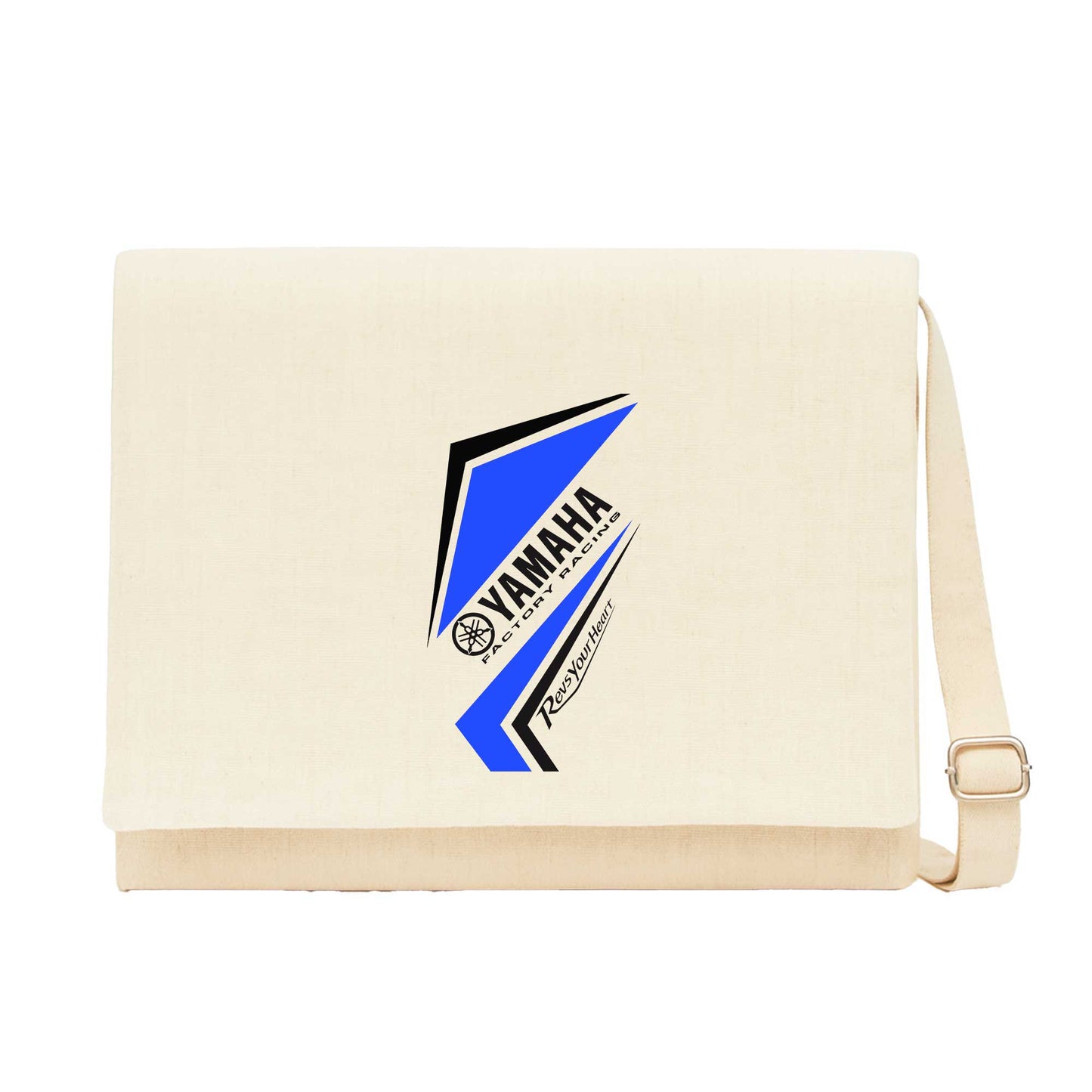 Yamaha Racing Revission Logo Krem Postacı Çantası