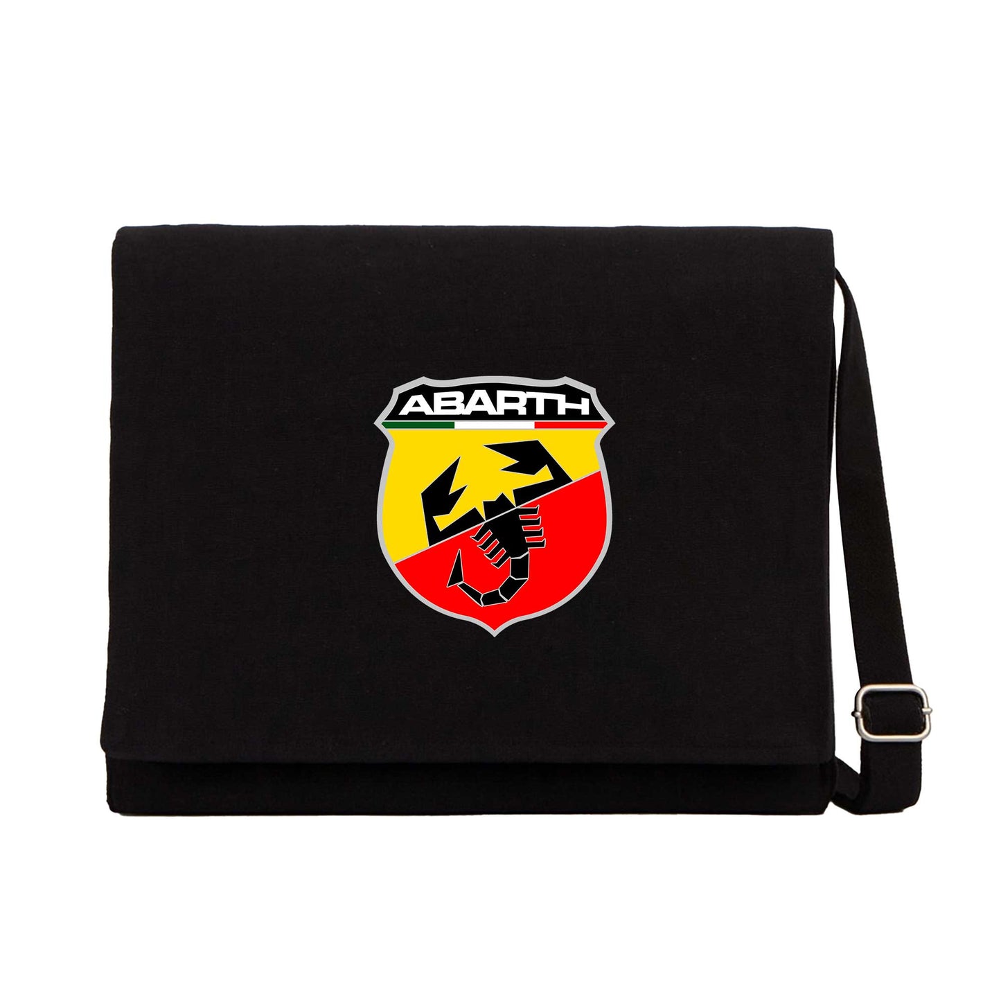 Abarth Logo Siyah Postacı Çantası