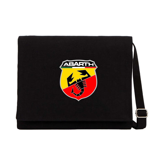 Abarth Logo Siyah Postacı Çantası