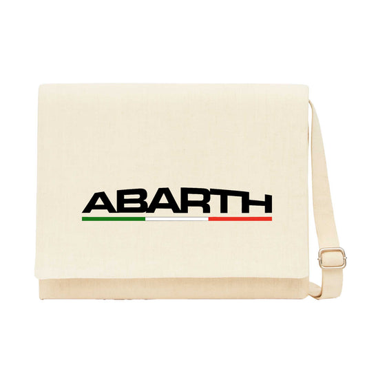 Abarth Text İtalya Krem Postacı Çantası