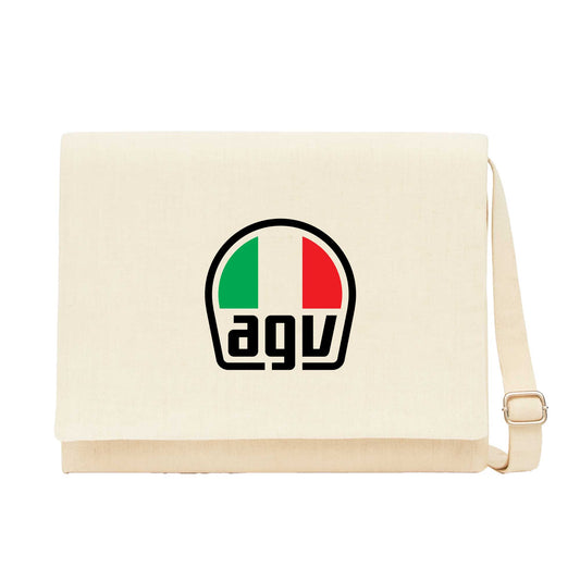 Agv Logo Krem Postacı Çantası