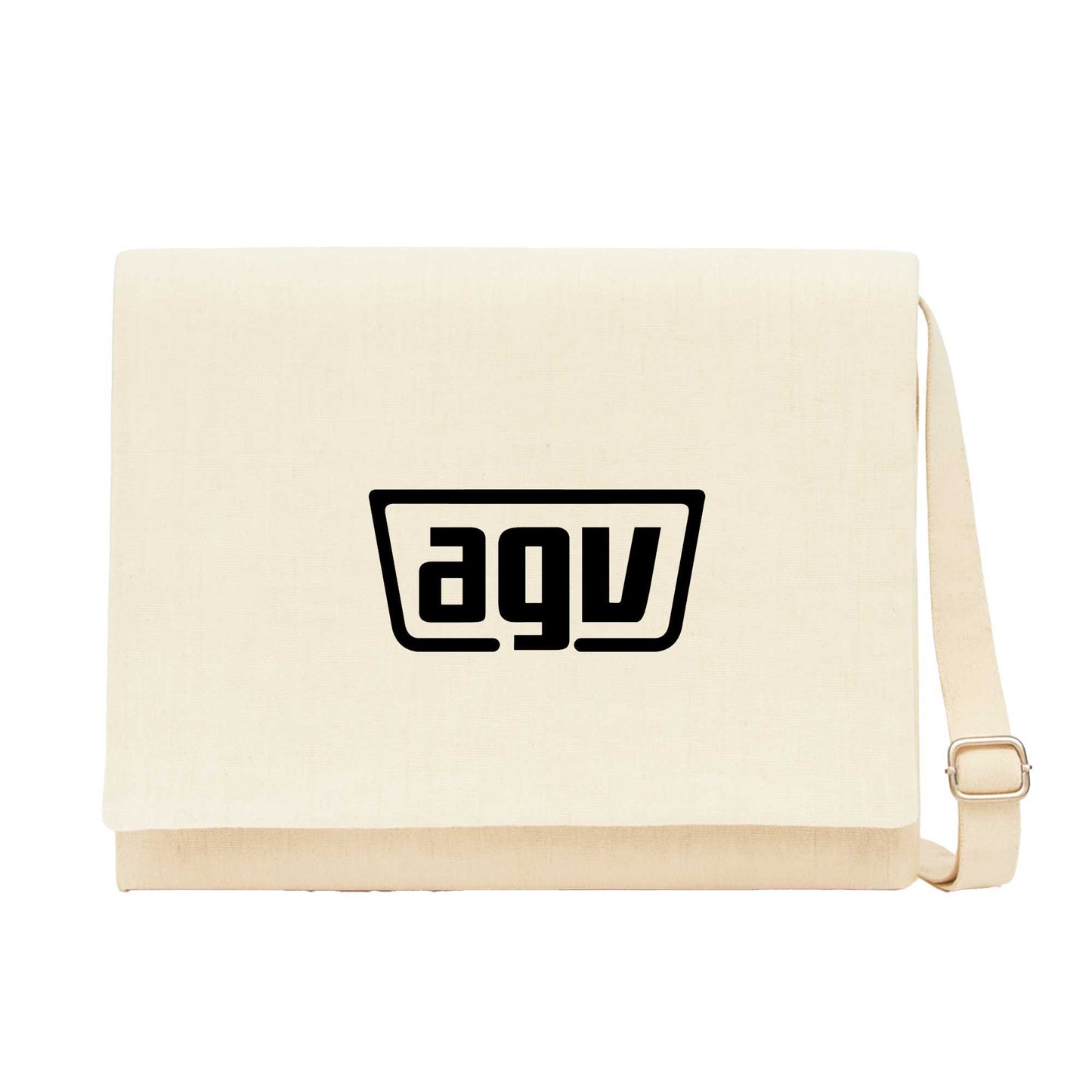 Agv Text Logo Krem Postacı Çantası